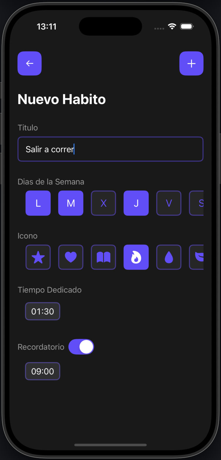 Habit tracker screenshot 3
